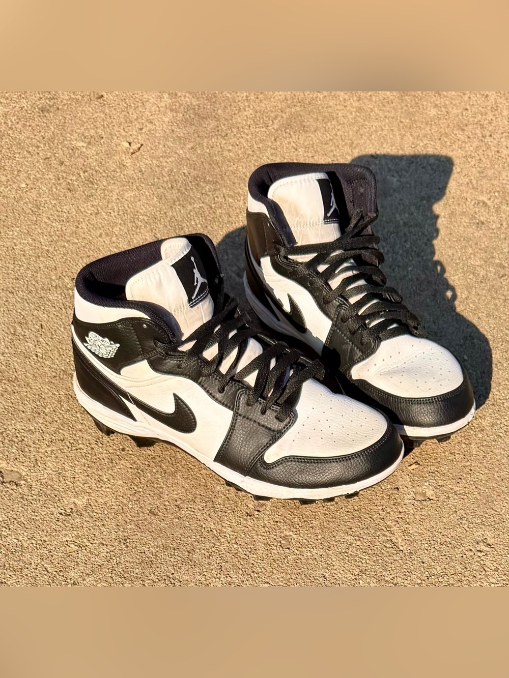 Jordan 1 Mid Men’s Football Cleat Sz. 10